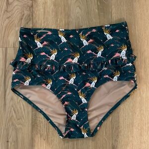 Kortni Jeane highwaisted swim NWOT